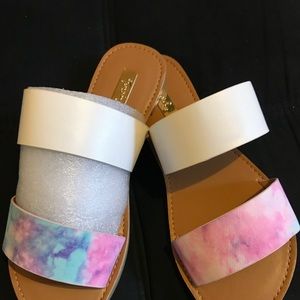 Cotton canny sandals